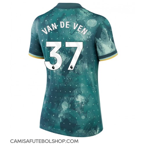 Camisa de time de futebol Tottenham Hotspur Micky van de Ven #37 Replicas 3º Equipamento Feminina 2024-25 Manga Curta